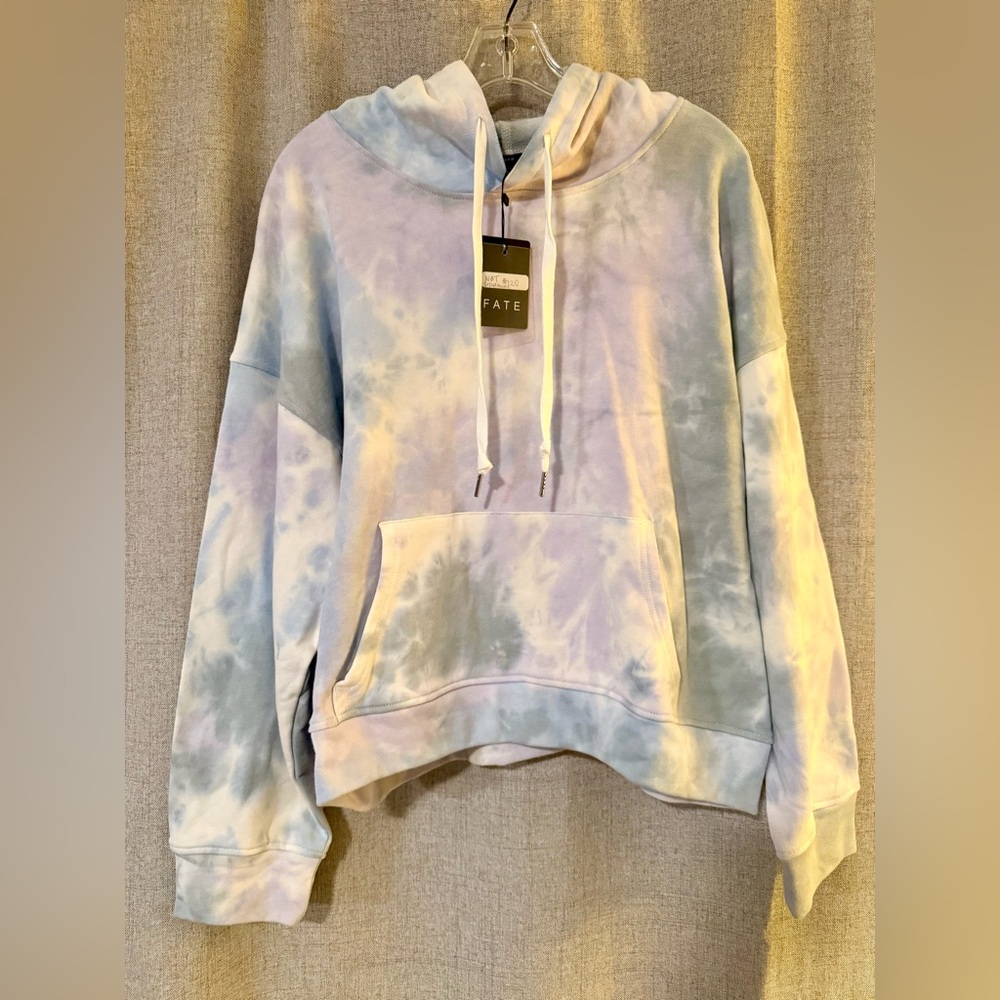 Fate Pastel Tie-Dye Hoodie NWT | L